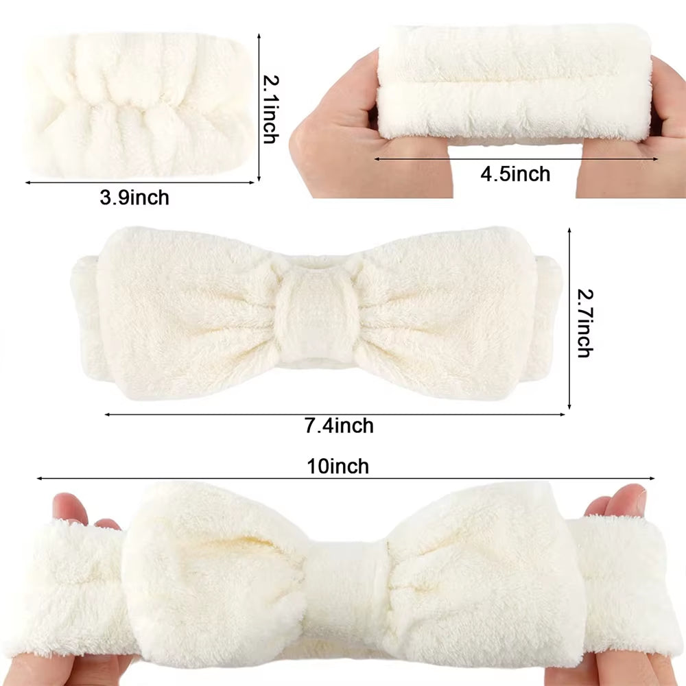 Spa Wristband and Headband Set