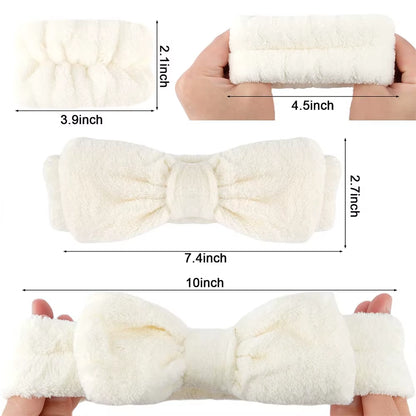 Spa Wristband and Headband Set 